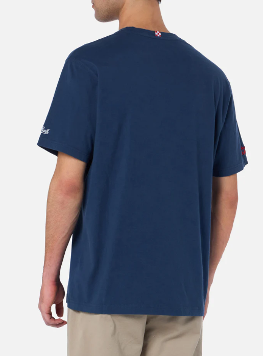 Mc2 Saint Barth T-shirt Holidays Handsome Blue Men-3