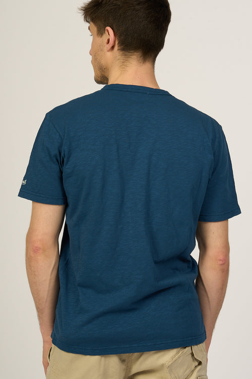 Mc2 Saint Barth T-shirt Taschino Blu Uomo