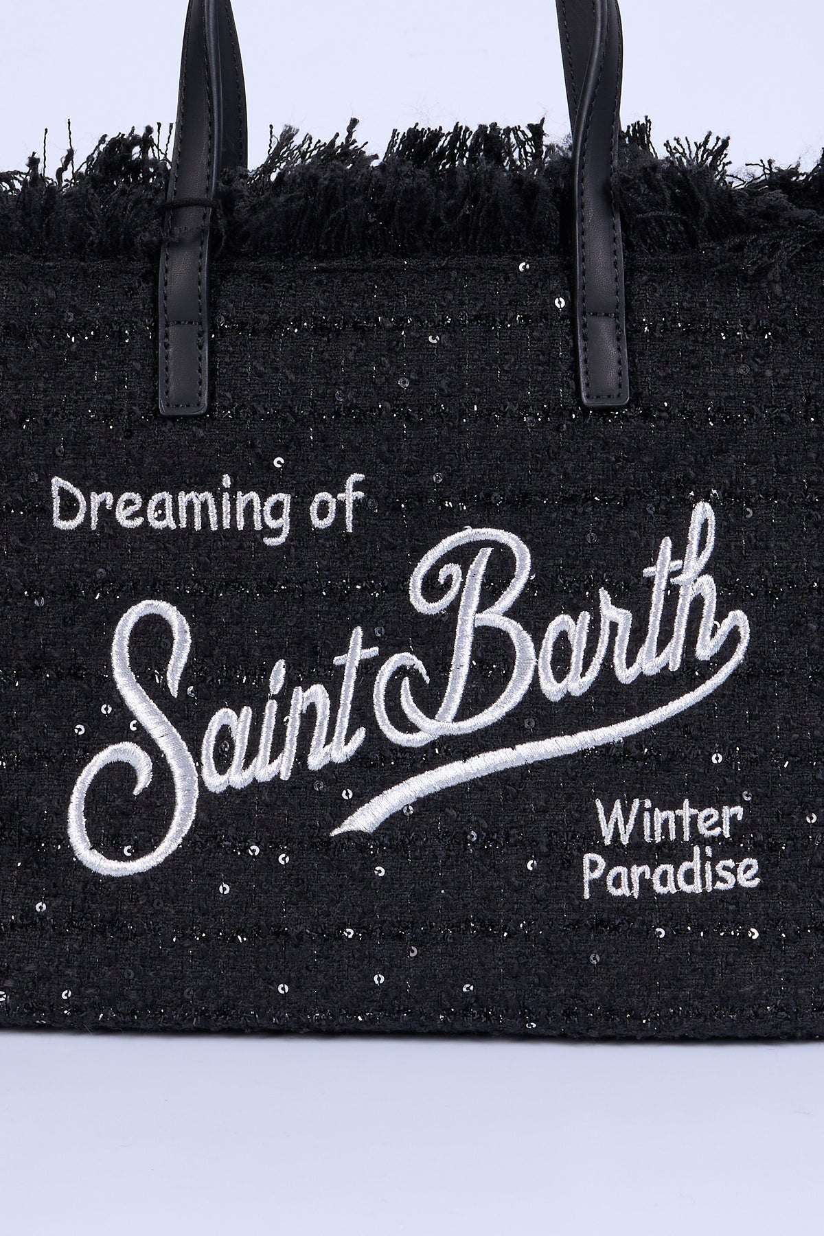 Mc2 Saint Barth Borsa COLETTE Pailettes Nero Donna-6