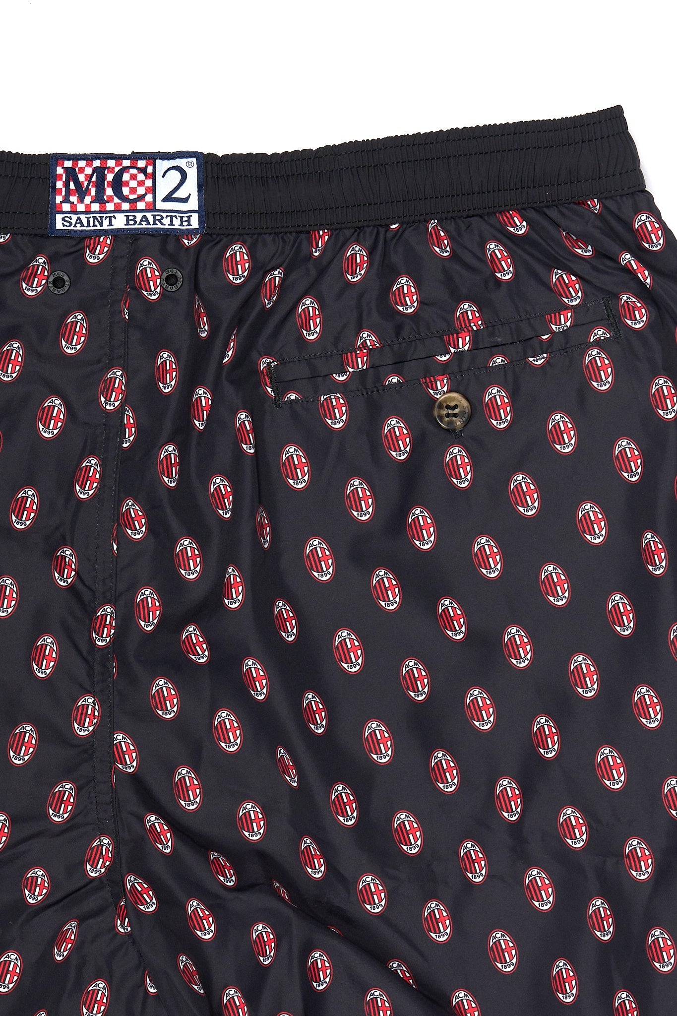Mc2 Saint Barth Costume Mare Milan Rossonero Uomo-4