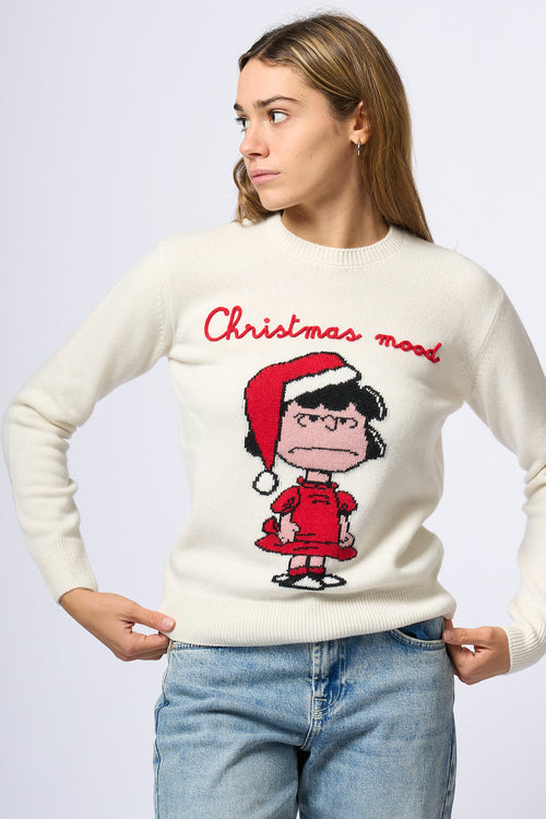 Mc2 Saint Barth Lucy Christmas Sweater White Women