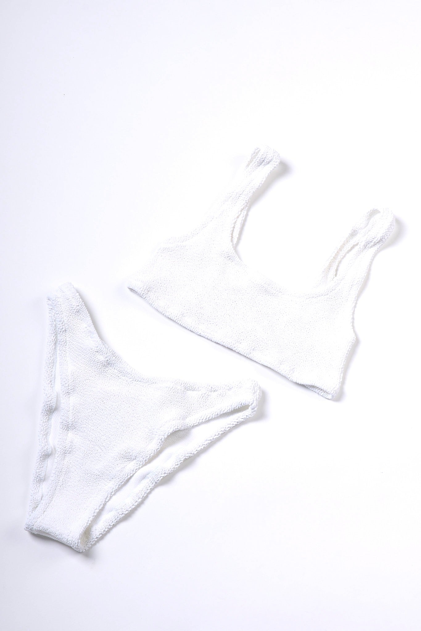 Mc2 saint barth Costume Bikini Crinkle Bianco Donna-1