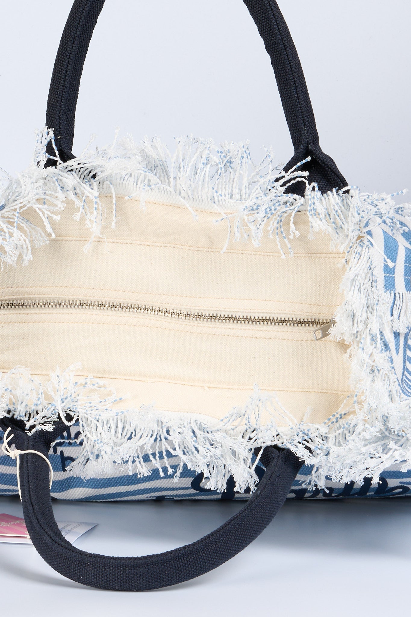 Mc2 saint barth Borsa Vanity Zebra Bianco/azzurro Donna-5