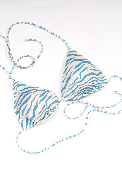 Mc2 saint barth Costume Bikini Zebra Bianco/azzurro Donna-2