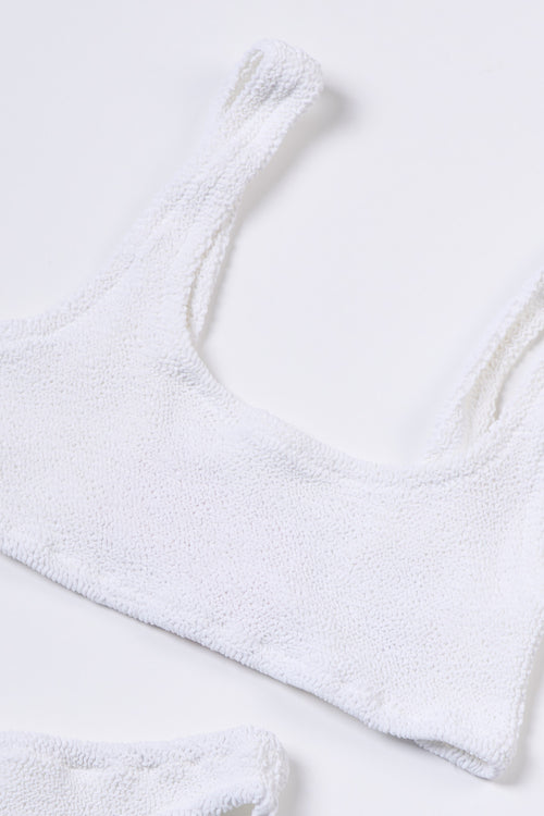 Mc2 saint barth Bikini Crinkle Bianco Donna-2