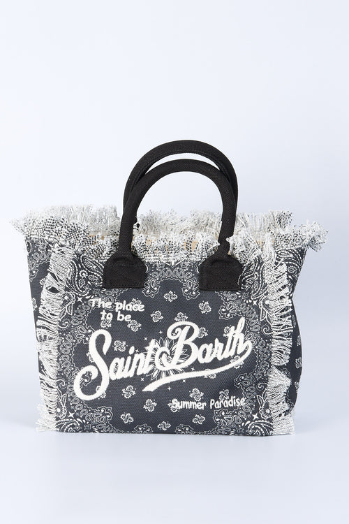 Mc2 saint barth Borsa Colette Bandana Nero Donna