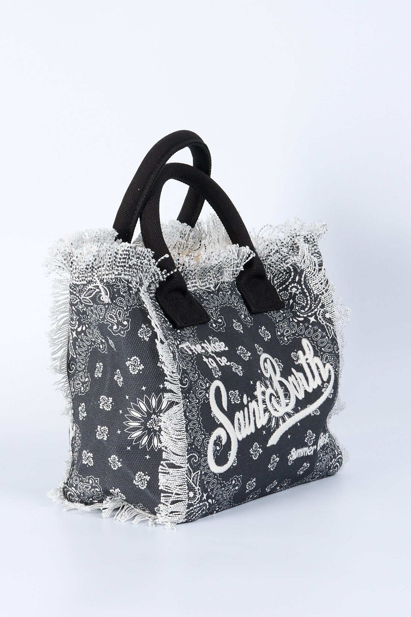 Mc2 saint barth Borsa Colette Bandana Nero Donna-3