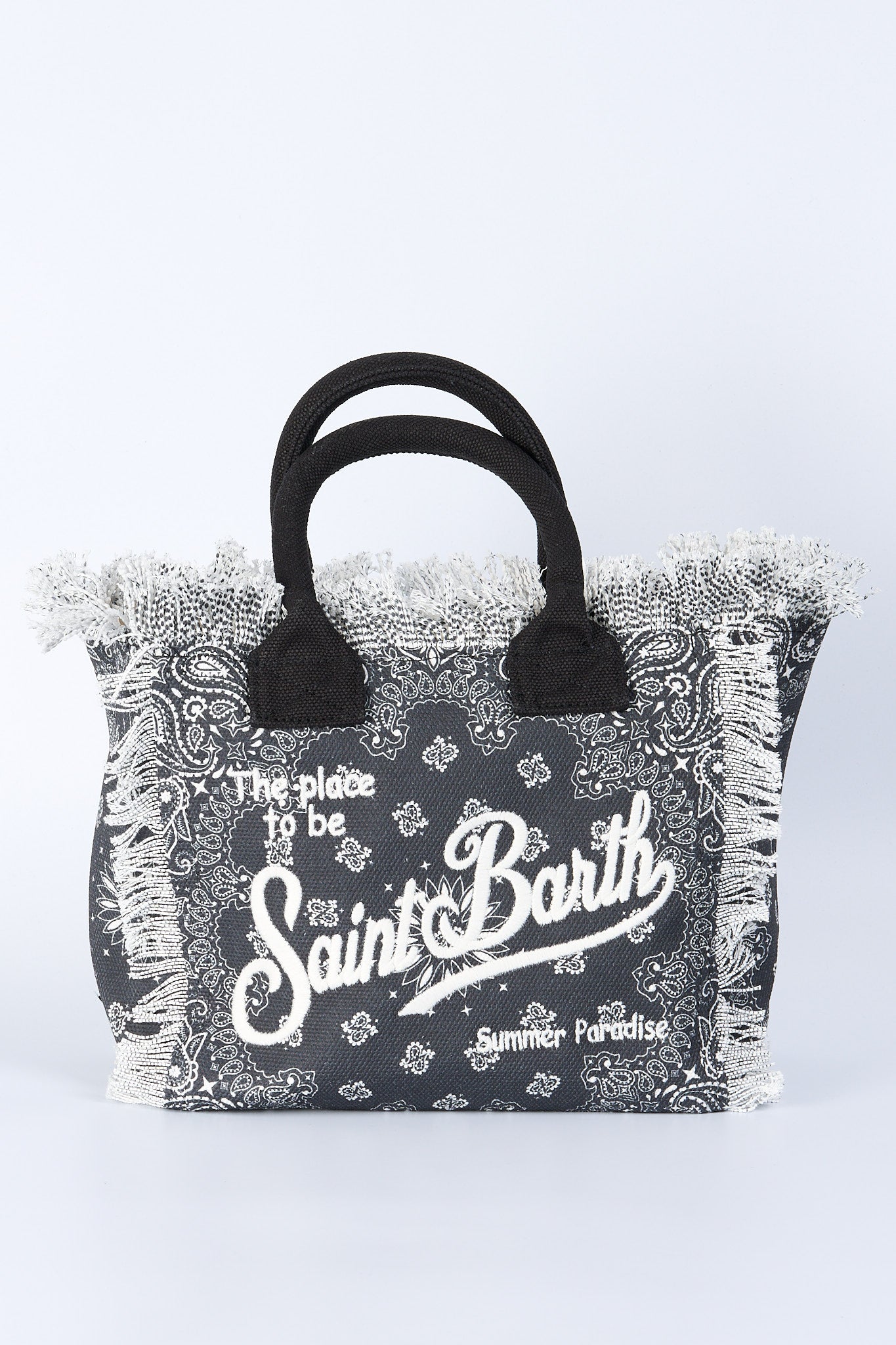Mc2 saint barth Borsa Colette Bandana Nero Donna-4
