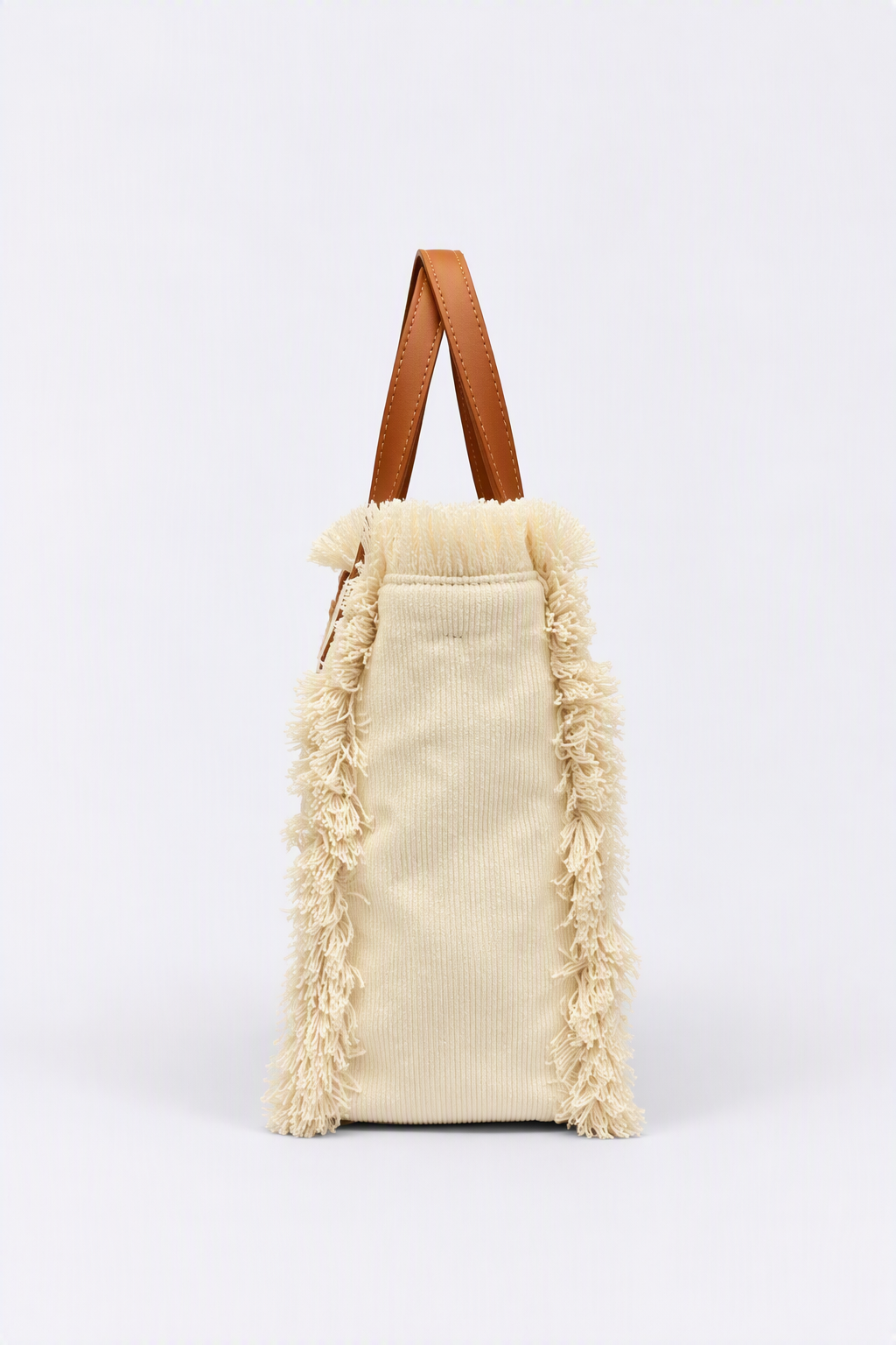 Mc2 saint barth Borsa COLETTE Velluto Panna Donna-3