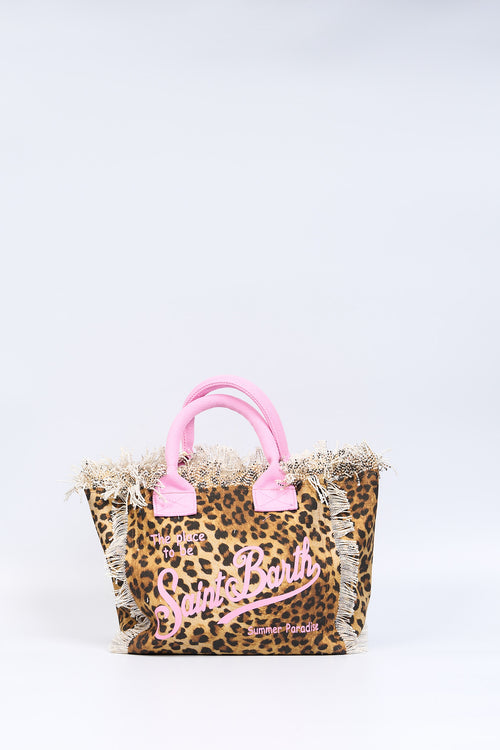 Mc2 saint barth Borsa Colette Leopard/Rosa Donna