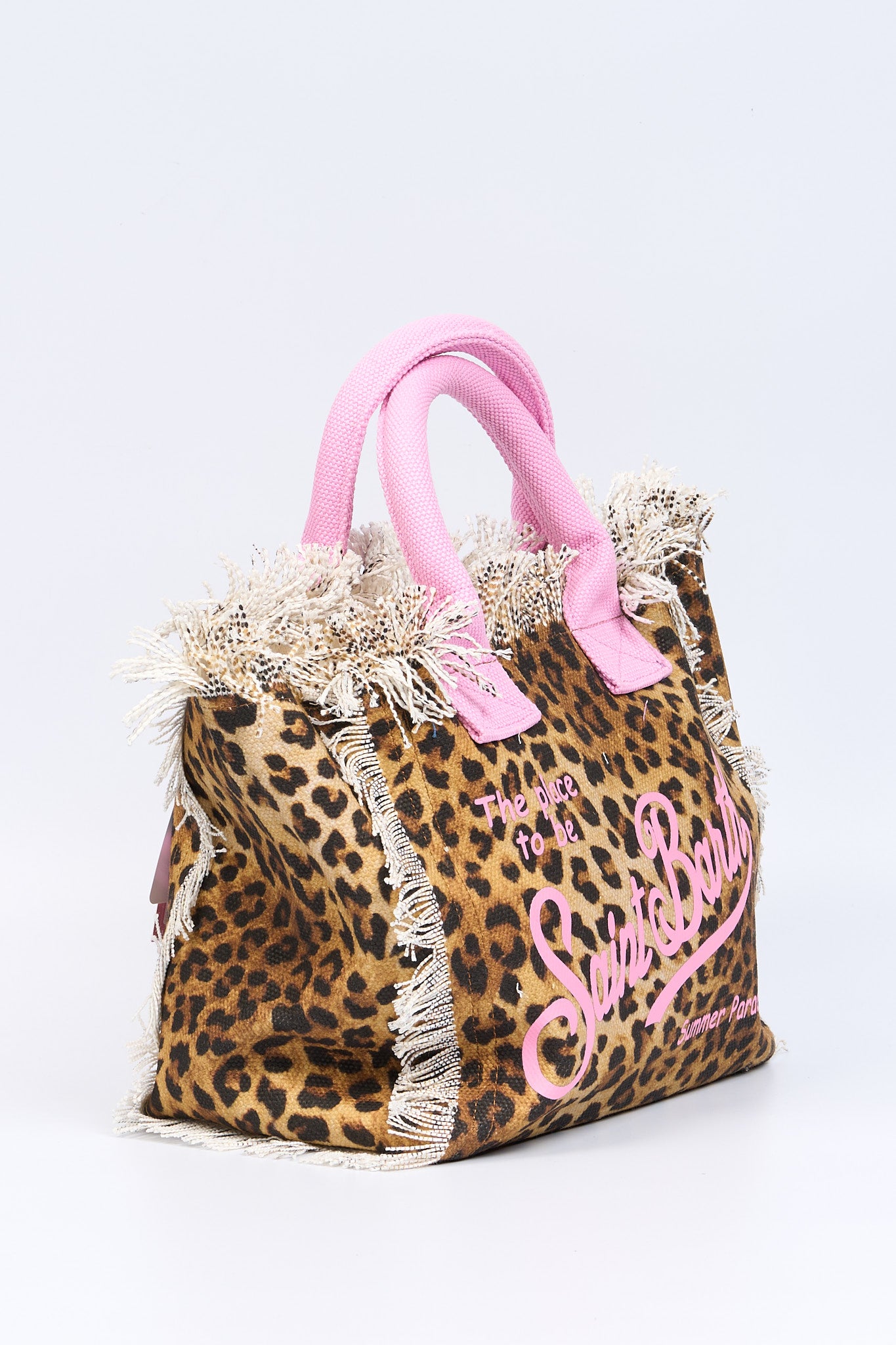 Mc2 saint barth Borsa Colette Leopard/Rosa Donna-3