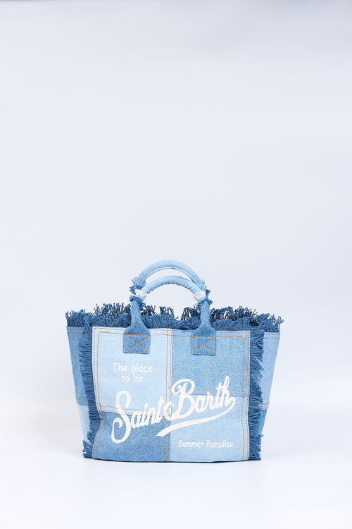 Mc2 saint barth Borsa Colette Denim Patch Donna