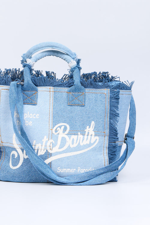 Mc2 saint barth Borsa Colette Denim Patch Donna-2