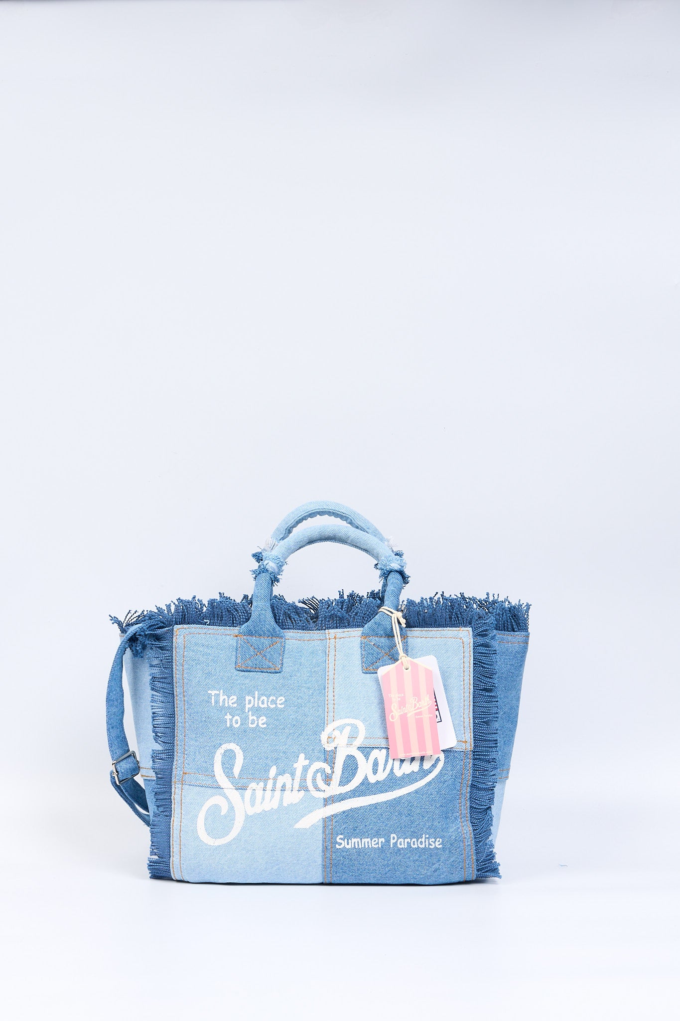 Mc2 saint barth Borsa Colette Denim Patch Donna-5