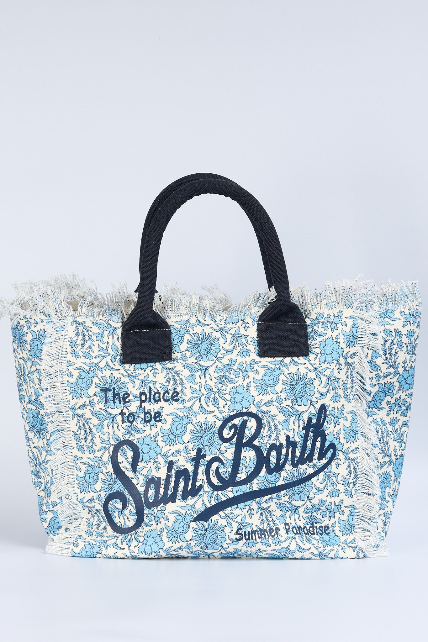 Mc2 saint barth Borsa Vanity Etnic Batik Bianco/azzurro Donna-1