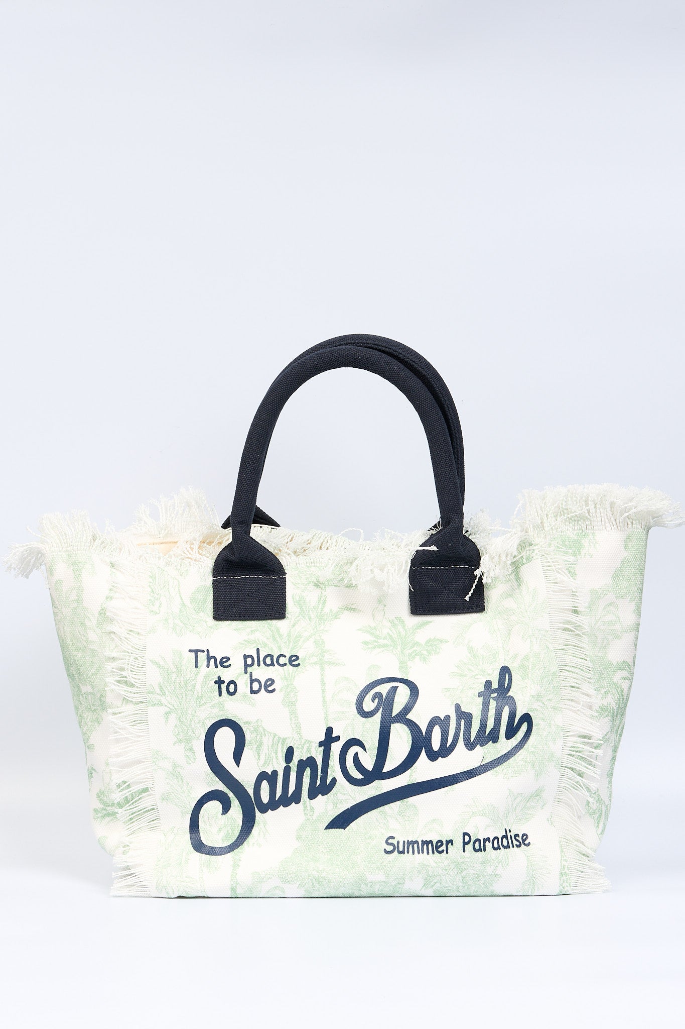 Mc2 saint barth Borsa Vanity Jungle Bianco/verde Donna-1