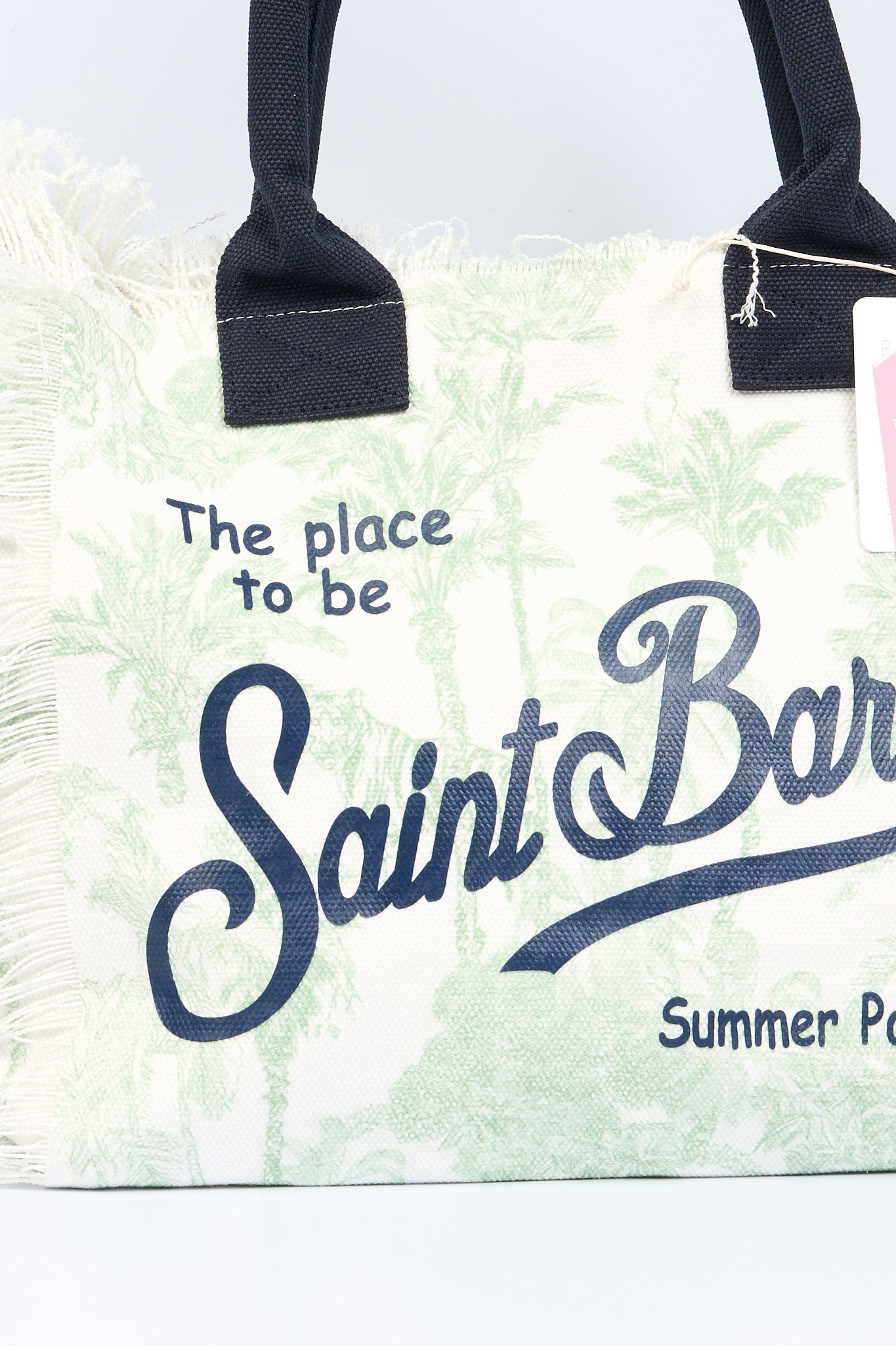 Mc2 saint barth Borsa Vanity Jungle Bianco/verde Donna-5