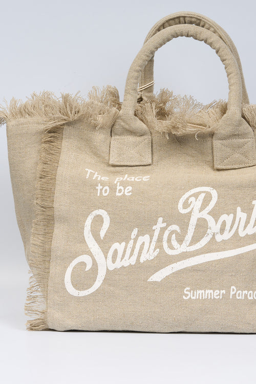 Mc2 saint barth Borsa Vanity Lino Beige Donna-2