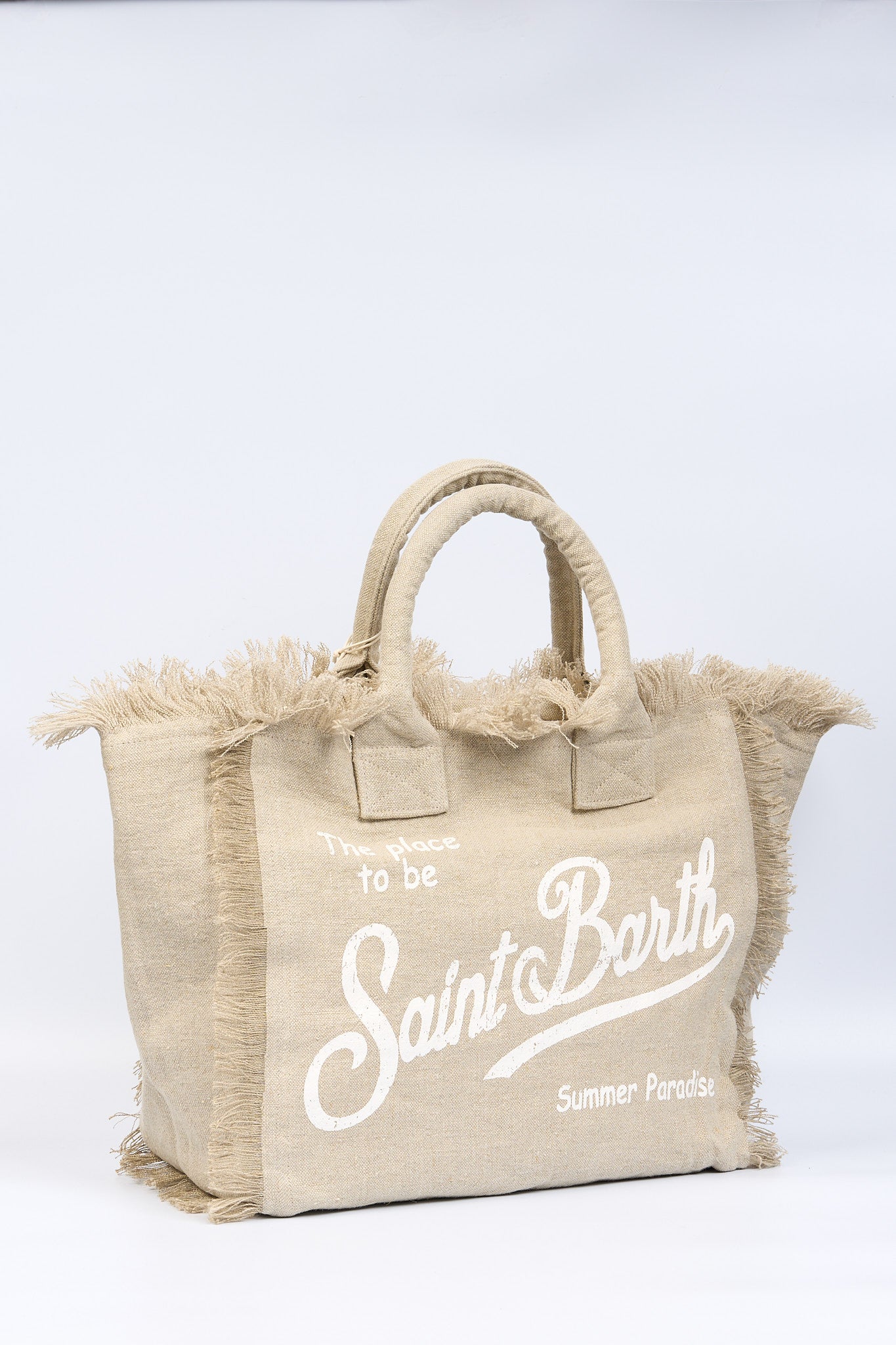 Mc2 saint barth Borsa Vanity Lino Beige Donna-3