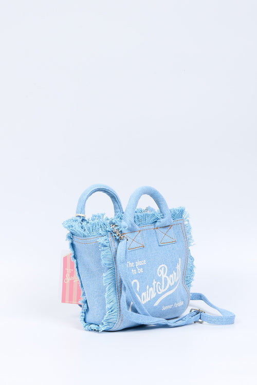 Mc2 saint barth Borsa Vanity Mini Denim Donna-2