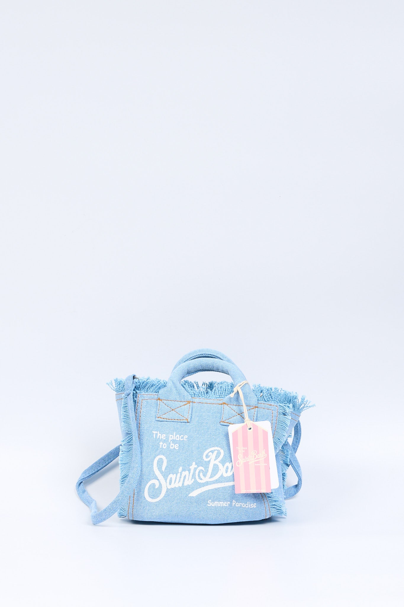 Mc2 saint barth Borsa Vanity Mini Denim Donna-4