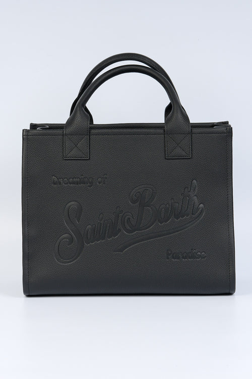 Mc2 saint barth Borsa Vanity Pelle Media Nero Donna