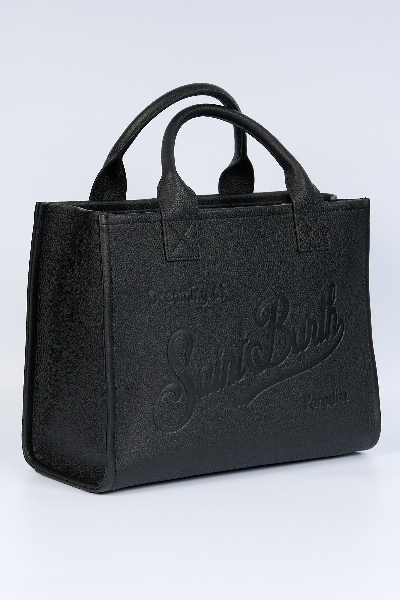 Mc2 saint barth Borsa Vanity Pelle Media Nero Donna-2