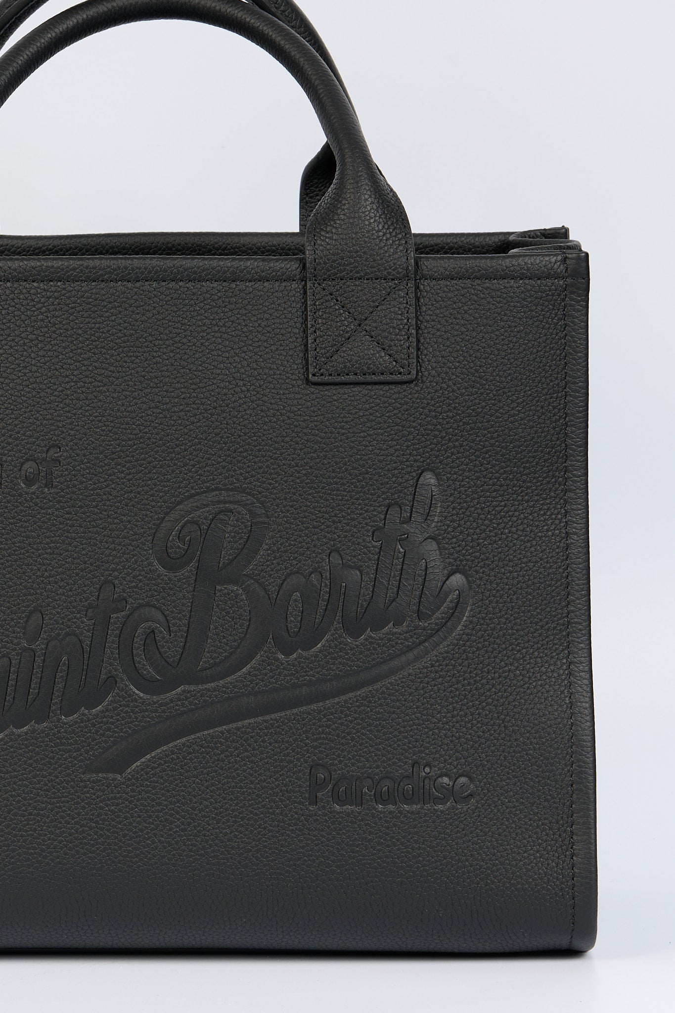 Mc2 saint barth Borsa Vanity Pelle Media Nero Donna-4