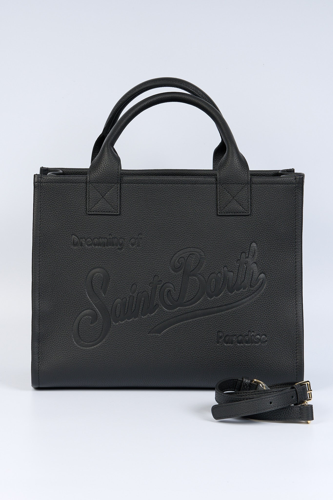 Mc2 saint barth Borsa Vanity Pelle Media Nero Donna-5