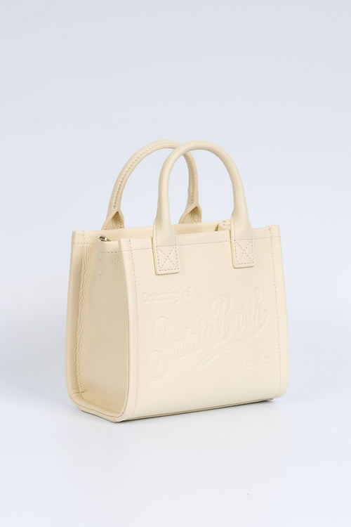 Mc2 saint barth Borsa Vanity Pelle Mini Bianco Donna-2