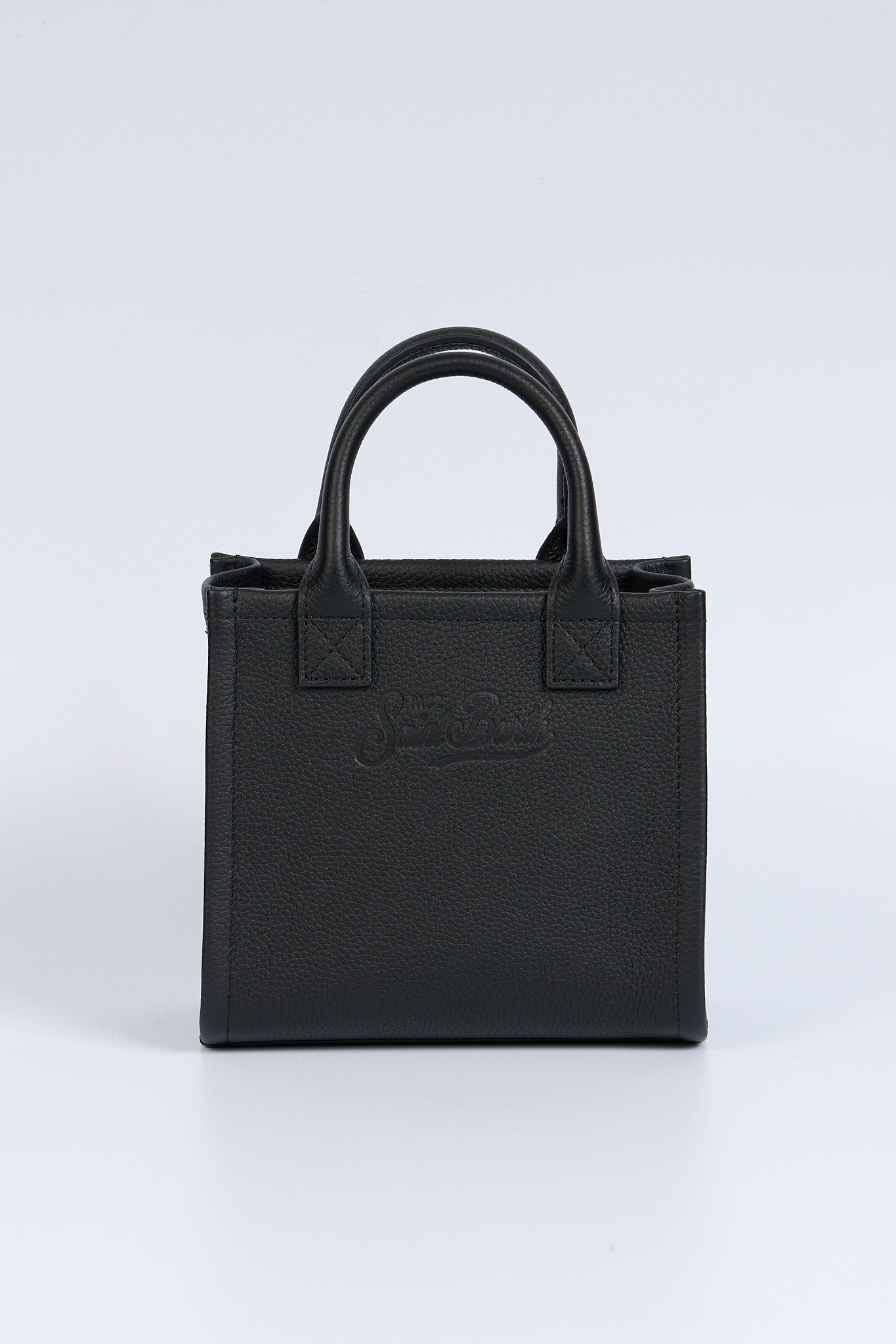 Mc2 saint barth Borsa Vanity Pelle Mini Nero Donna-3