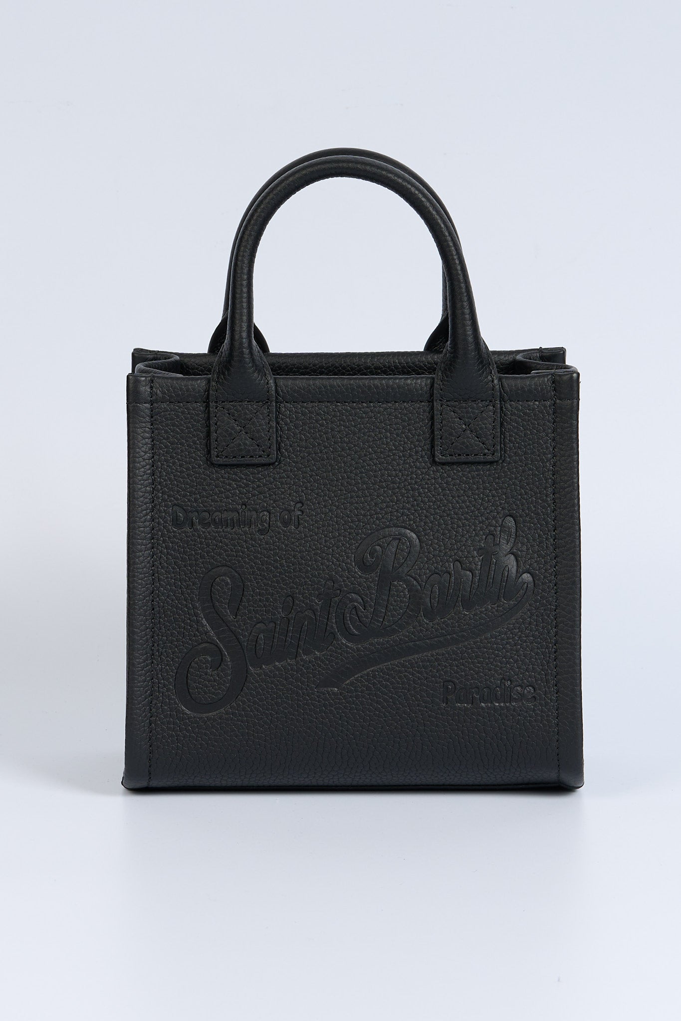 Mc2 saint barth Borsa Vanity Pelle Mini Nero Donna-5