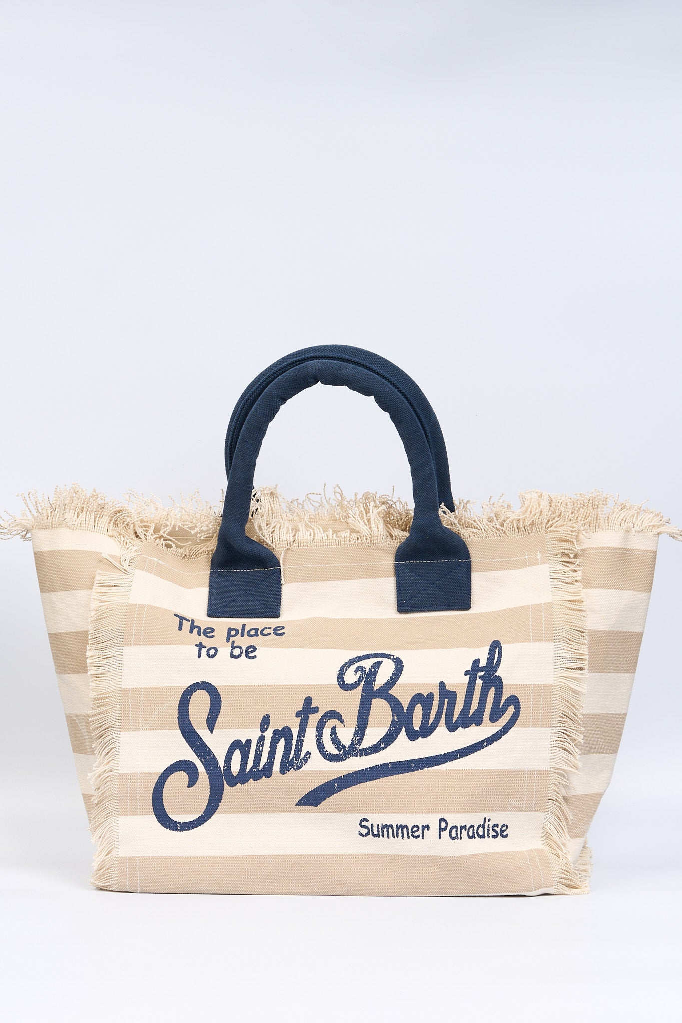 Mc2 saint barth Borsa Vanity Righe Panna/Beige Donna-1