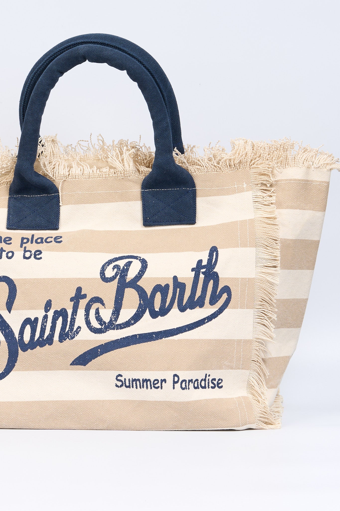 Mc2 saint barth Borsa Vanity Righe Panna/Beige Donna-6