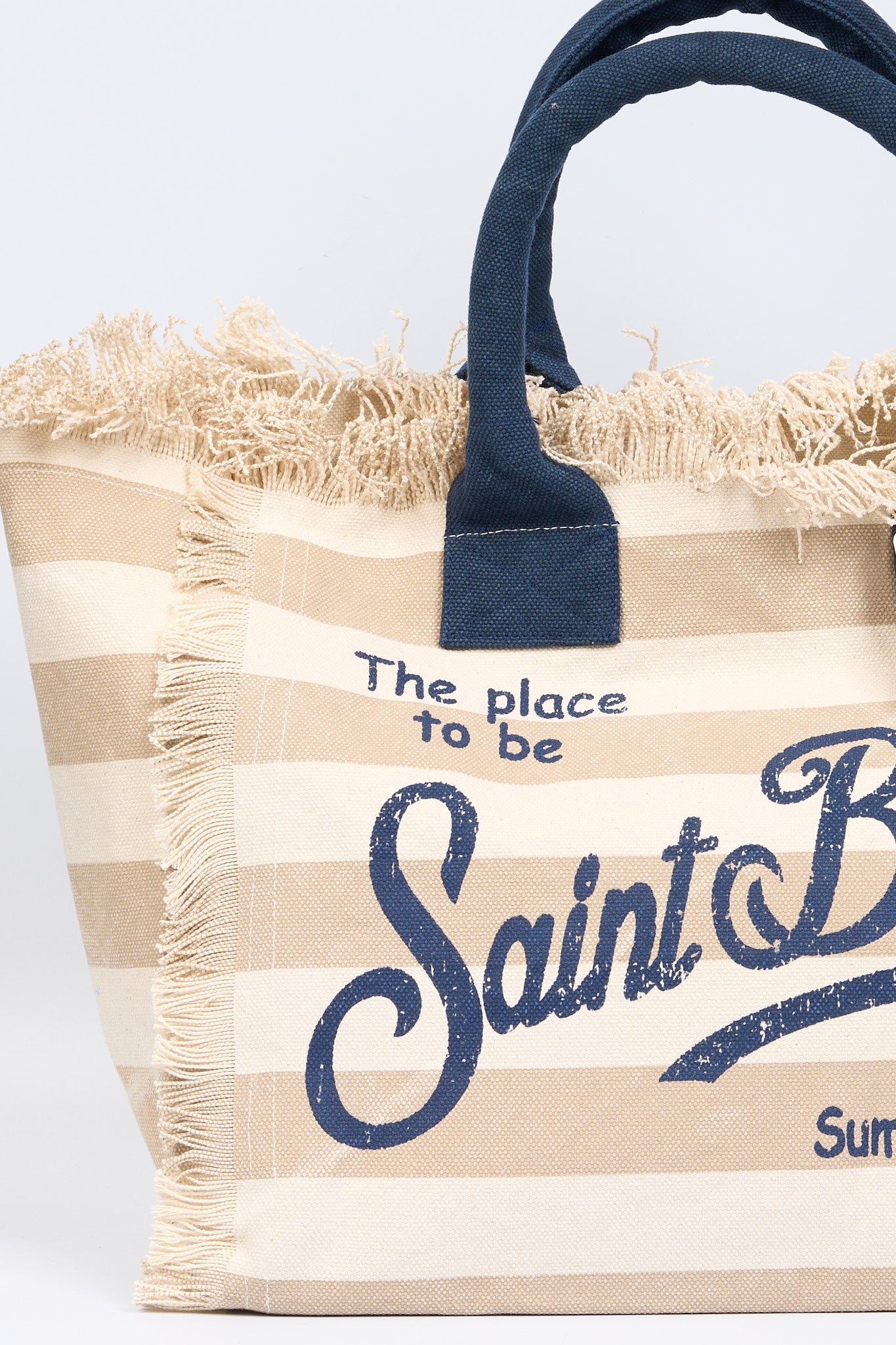 Mc2 saint barth Borsa Vanity Righe Panna/Beige Donna-2