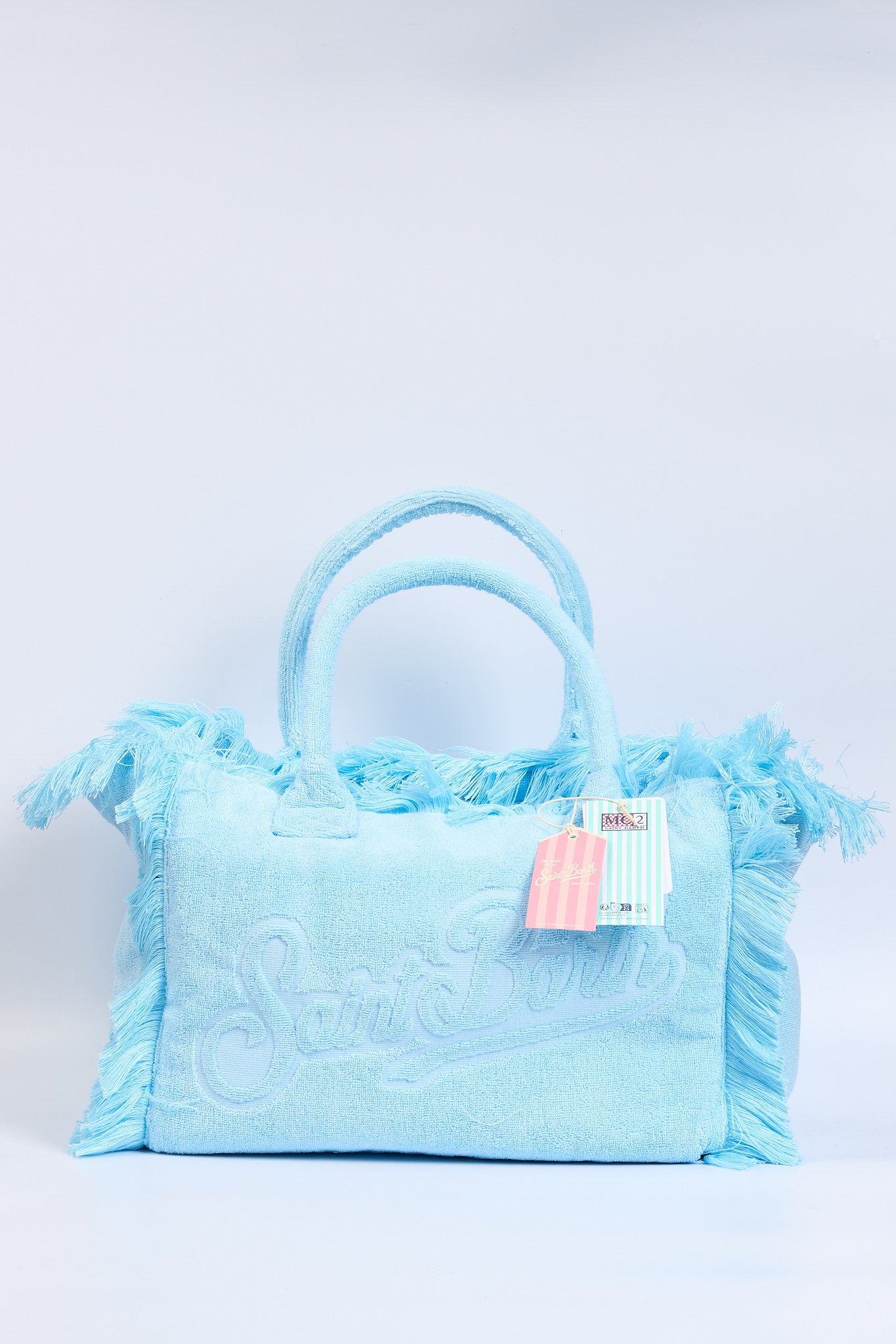 Mc2 saint barth Borsa Vanity Spugna Azzurro Donna-4