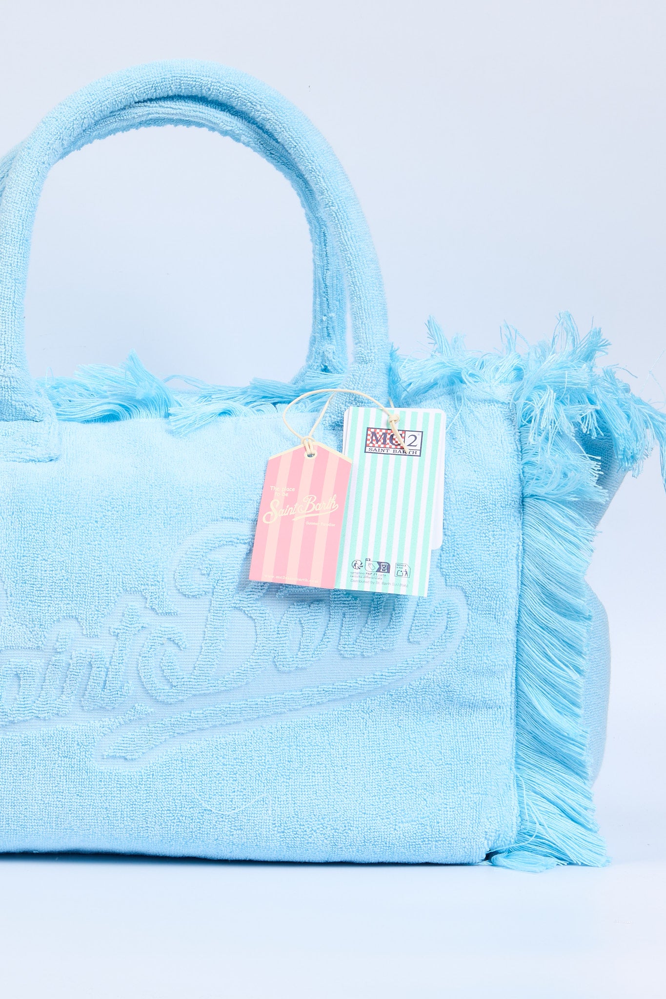 Mc2 saint barth Borsa Vanity Spugna Azzurro Donna-5