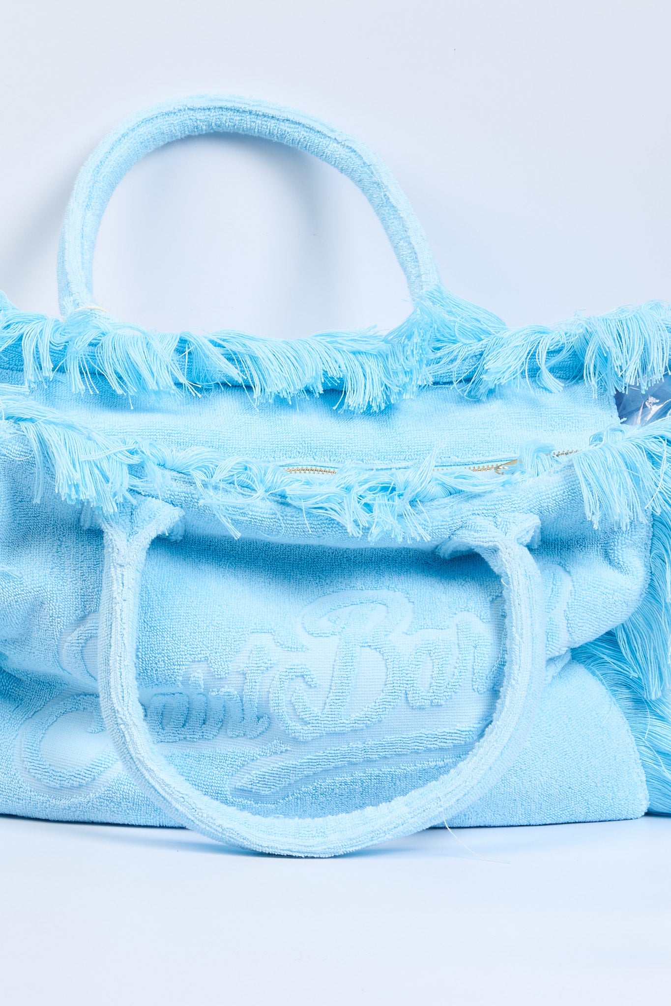 Mc2 saint barth Borsa Vanity Spugna Azzurro Donna-6