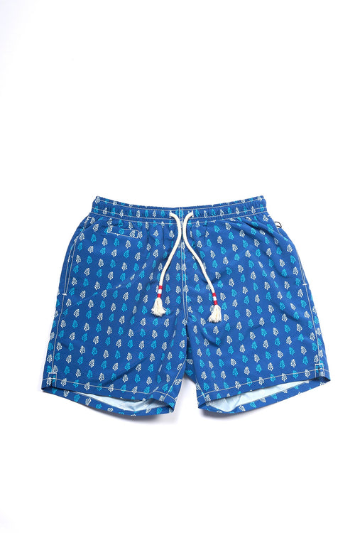 Mc2 saint barth Boxer Mare Batik Blu Uomo