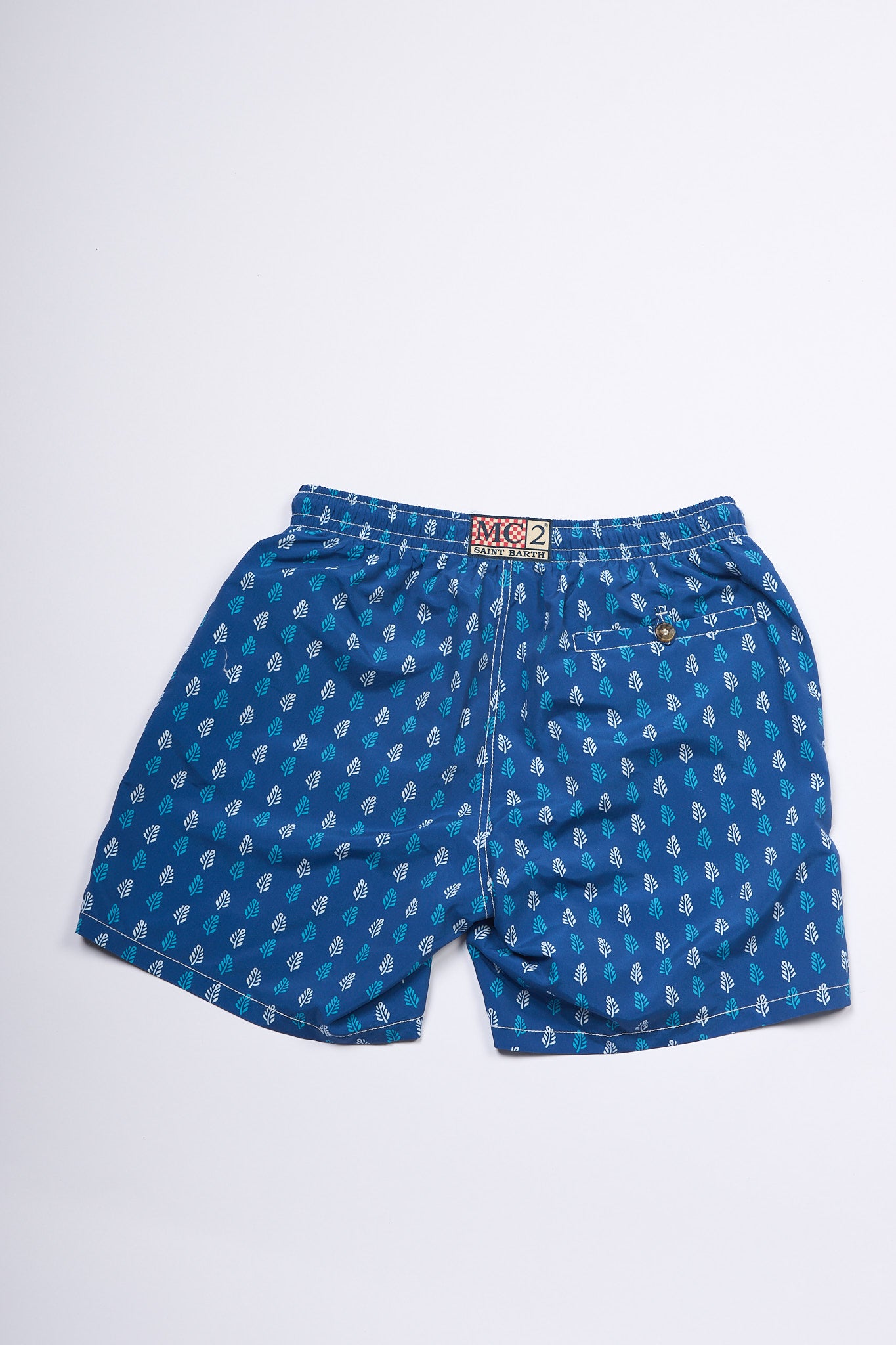 Mc2 saint barth Boxer Mare Batik Blu Uomo-3