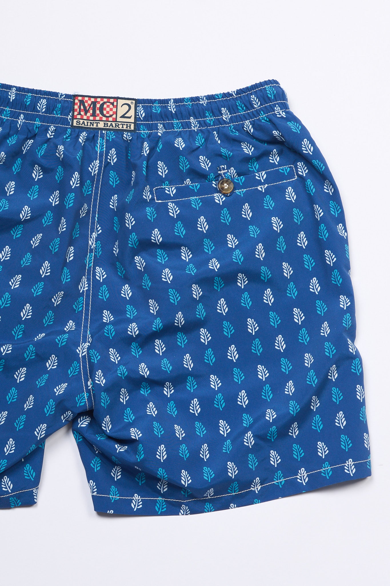 Mc2 saint barth Boxer Mare Batik Blu Uomo-4