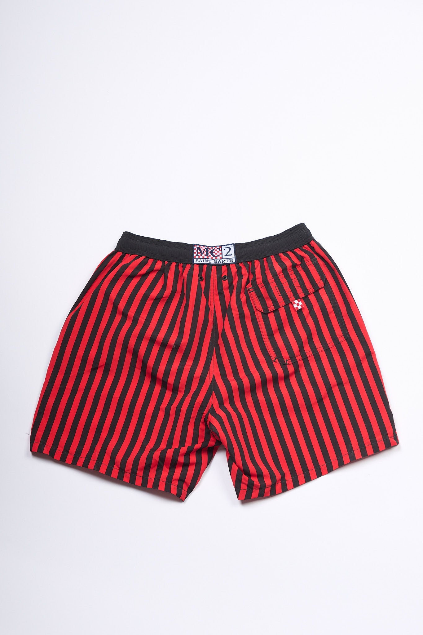 Mc2 saint barth Boxer Mare Milan Rosso/nero Uomo-4