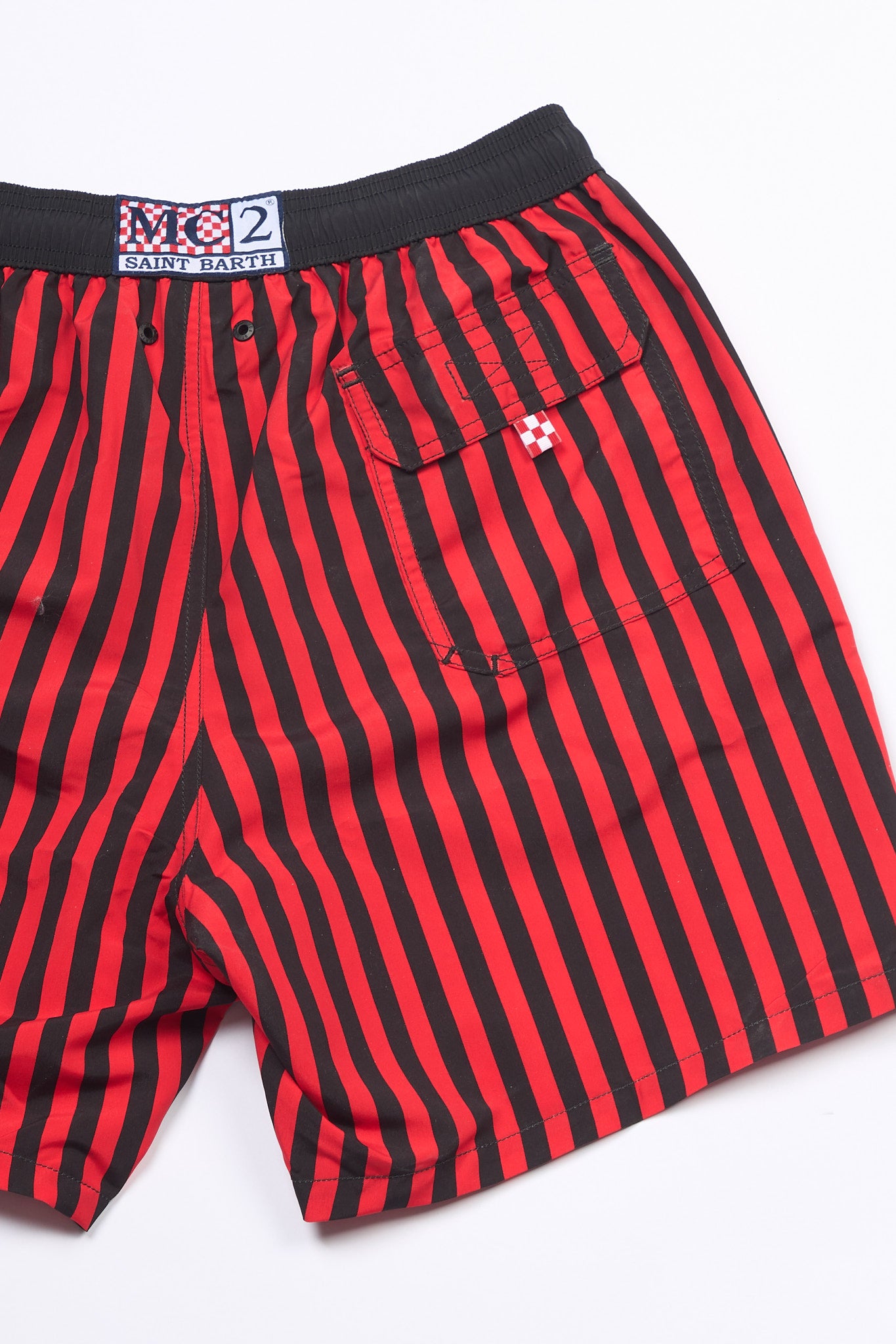 Mc2 saint barth Boxer Mare Milan Rosso/nero Uomo-5