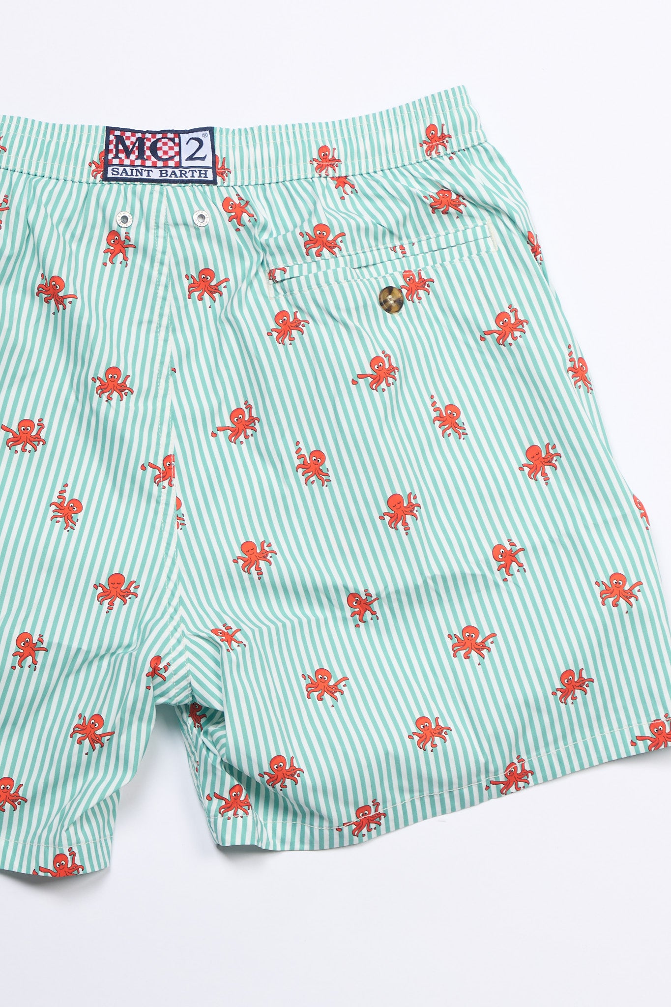 Mc2 saint barth Boxer Mare Octo Bianco/verde Uomo-3