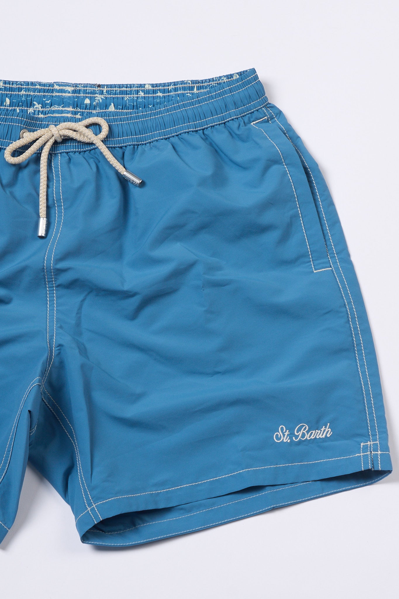 Mc2 saint barth Boxer Mare Patmos Azzurro Uomo-2