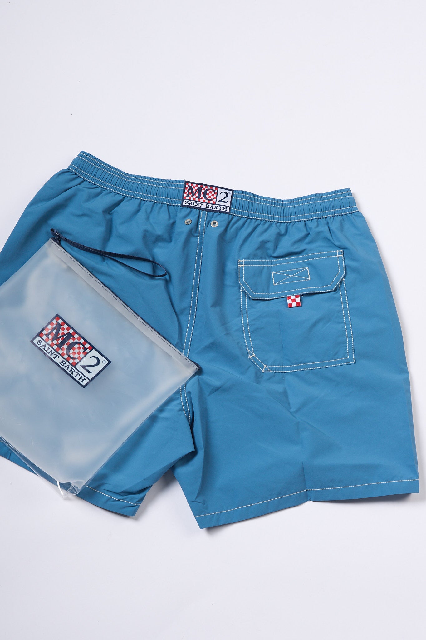 Mc2 saint barth Boxer Mare Patmos Azzurro Uomo-4
