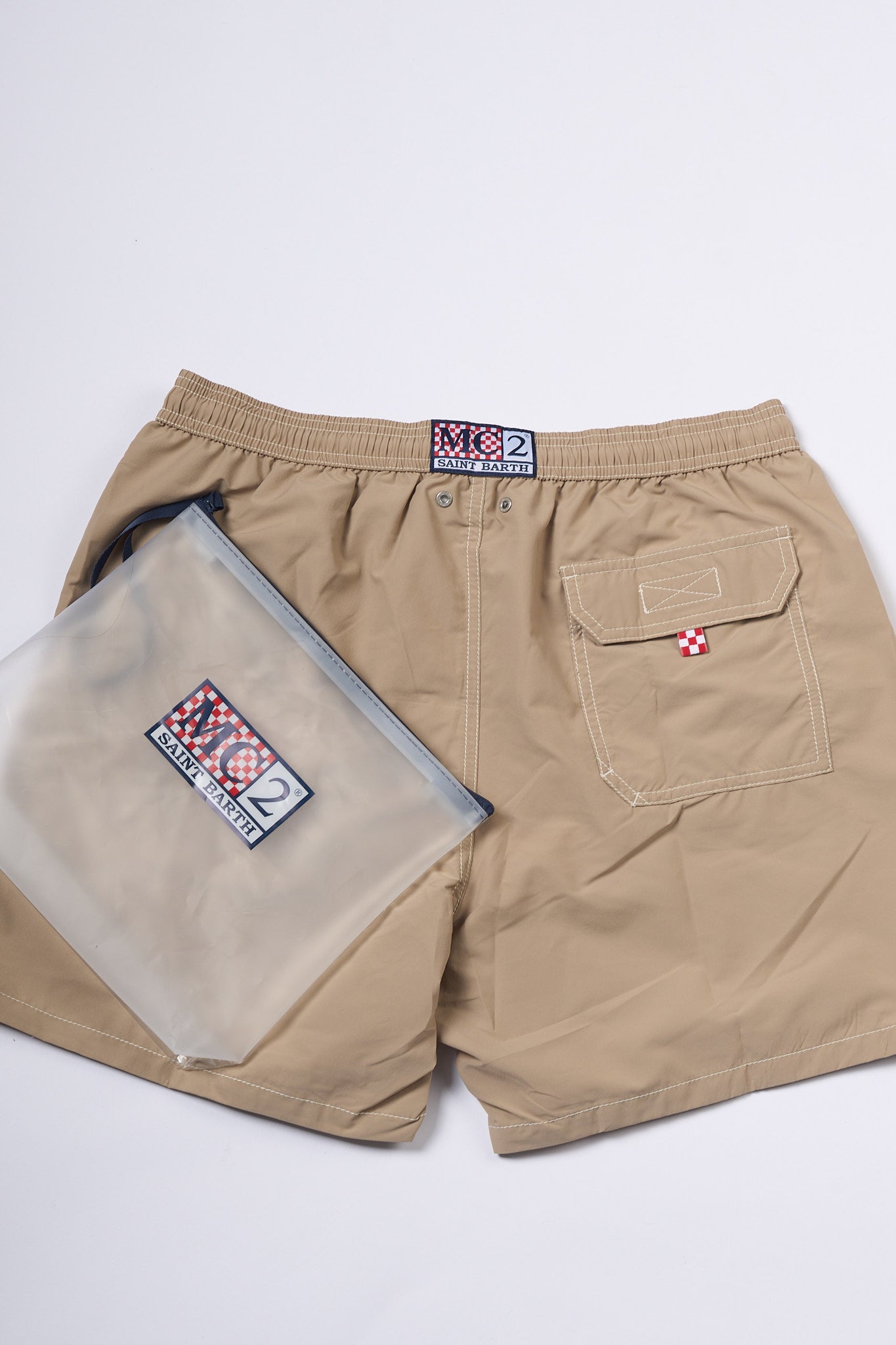 Mc2 saint barth Boxer Mare Patmos Beige Uomo-4