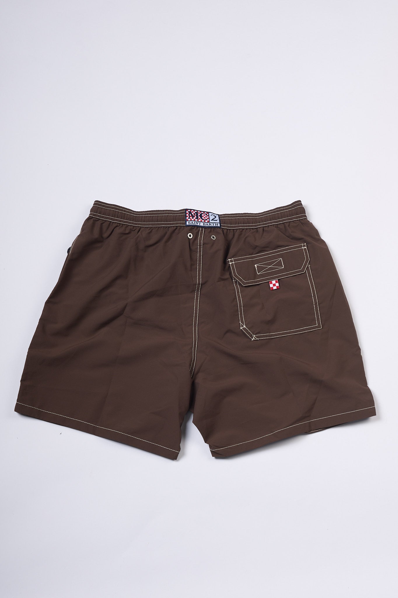 Mc2 saint barth Boxer Mare Patmos Marrone Uomo-3