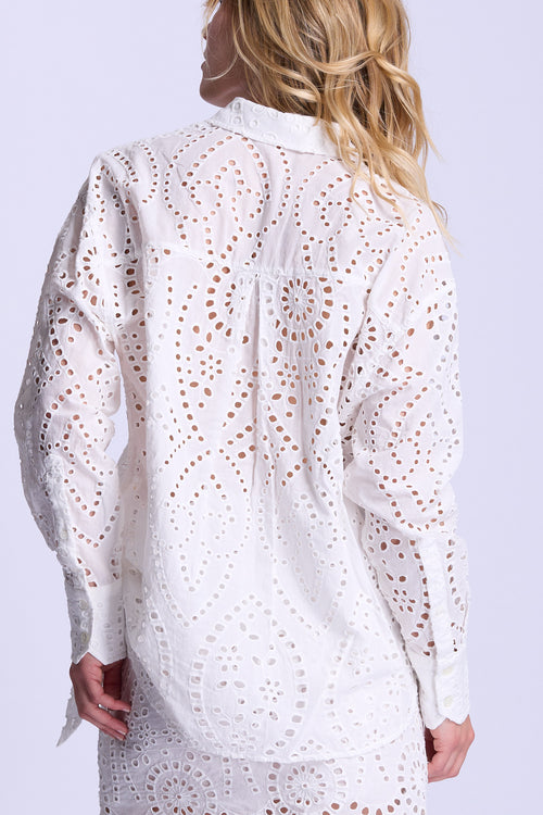 Mc2 saint barth Camicia Sangallo Bianco Donna-2