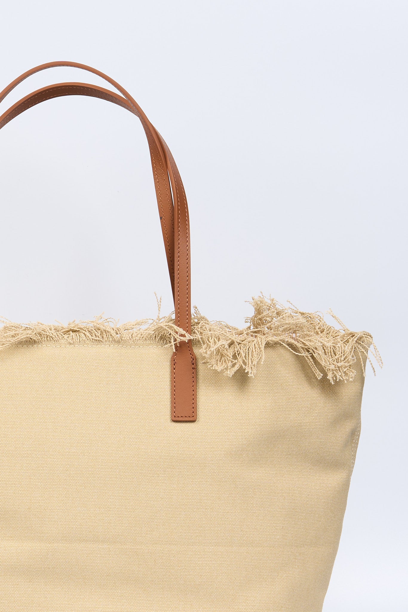 Mc2 saint barth City Bag Grande Canvas Beige Donna-5